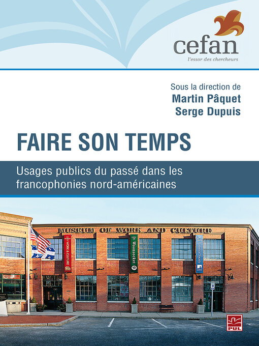 Title details for Faire son temps by Martin Pâquet - Available